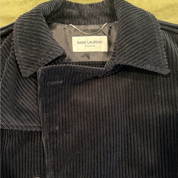 Saint Laurent FW 18 Corduroy Trench Coat - Picture 4 of 7